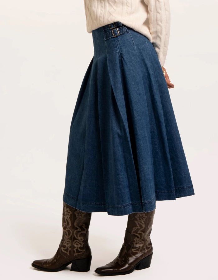 Brakeburn Hiba Denim Skirt