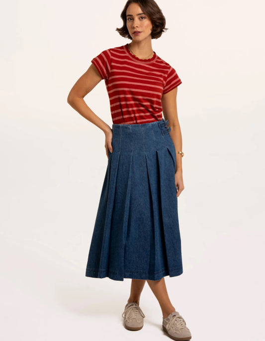 Brakeburn Hiba Denim Skirt