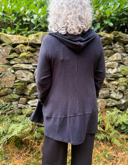 Vetono Hooded Cardigan