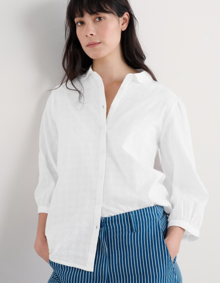 Seasalt Hope Cottage Blouse in Salt