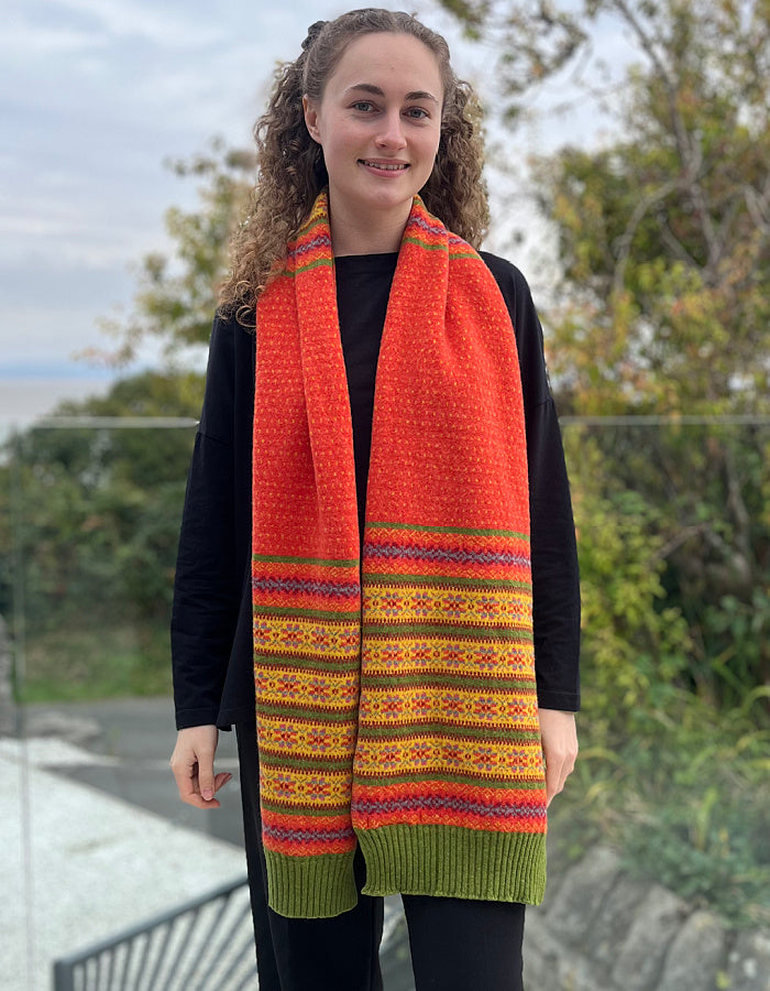 Green Grove Innes Scarf in Harvest