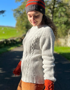Harley Cable Weave Sweater in Islay