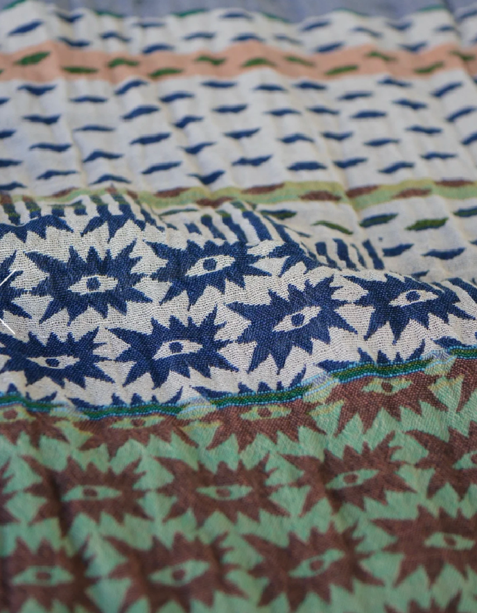 Letol Jacquard Scarf Jasmine in Millefiori