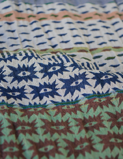 Letol Jacquard Scarf Jasmine in Millefiori