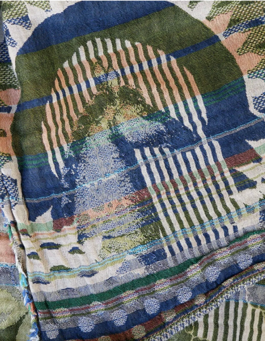 Letol Jacquard Scarf Jasmine in Millefiori
