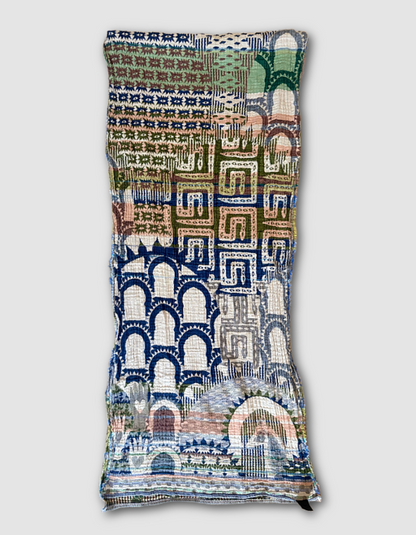 French cotton jacquard scarf