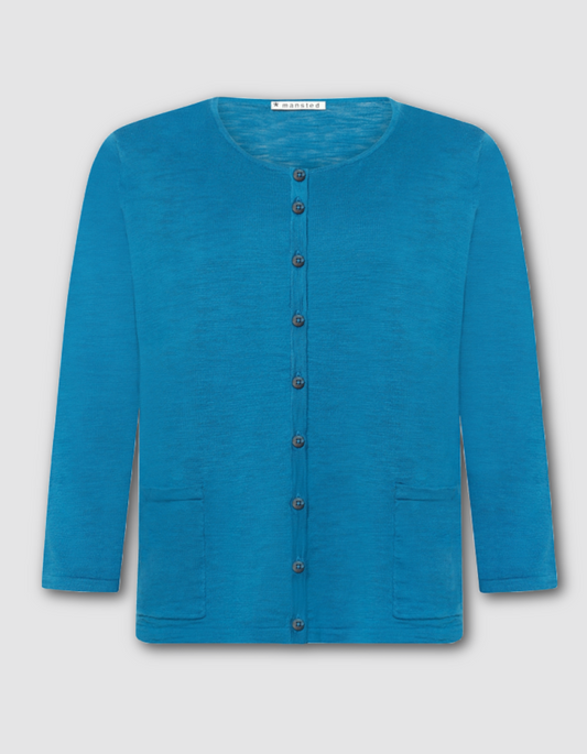 Mansted Katrine Cardigan in Turquoise