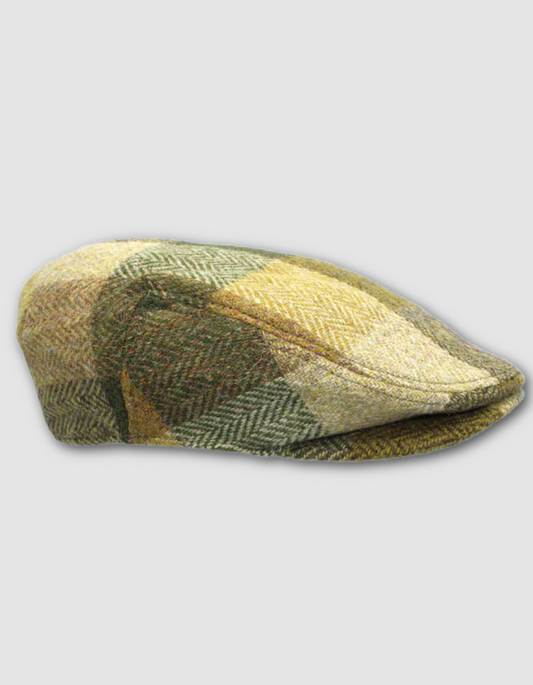 Heather Kelty Flat Cap in Spring Check