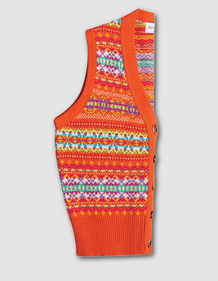 Eribe Kinross Waistcoat in Flame