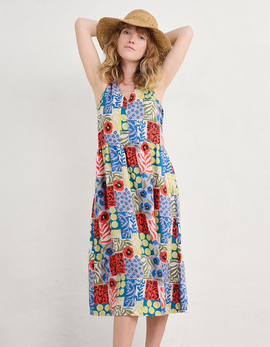 Seasalt Lowland Heather Linen Dress