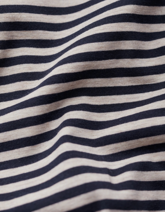 Seasalt Landing Roll Neck Top in Pellitras Hessian Maritime