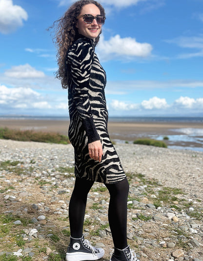 Foil Lash Queen Dress