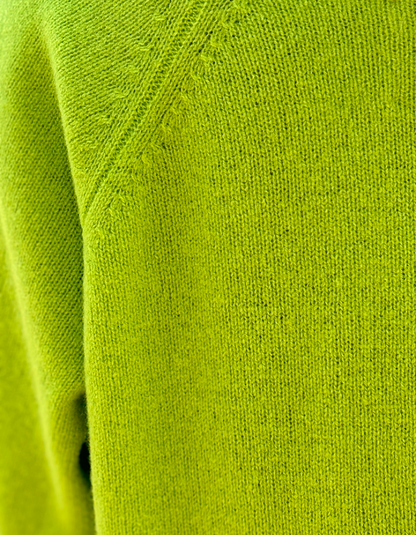 Eribe Corry Raglan Sweater in Luscious Lime