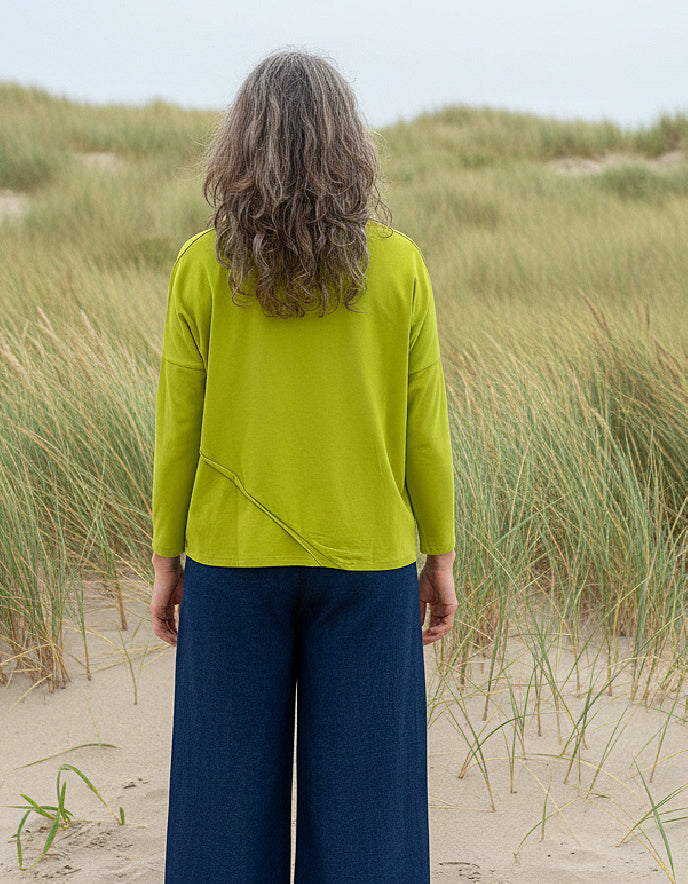 boxy green lime t shirt