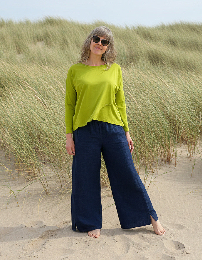 boxy green lime t shirt