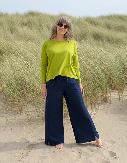 boxy green lime t shirt