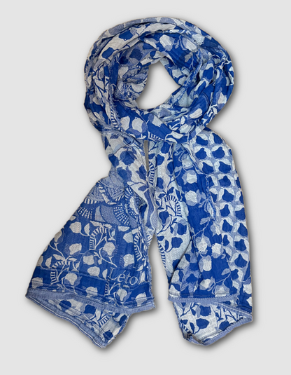 Letol Jacquard Scarf Lino in Santorin