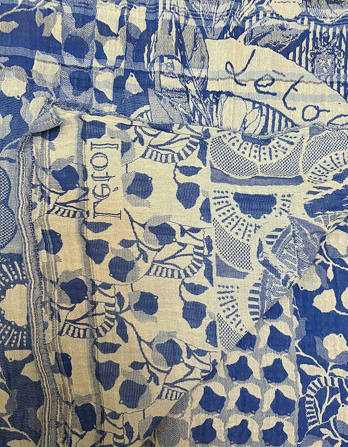 Letol Jacquard Scarf Lino in Santorin