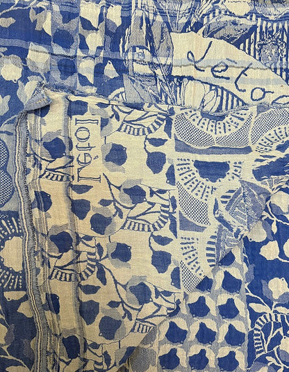 Letol Jacquard Scarf Lino in Santorin