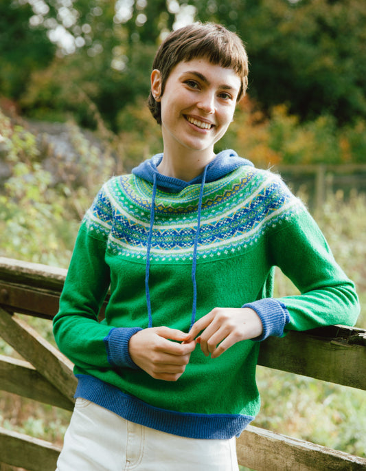 Eribe Alpine Hooded Sweater in Lucious