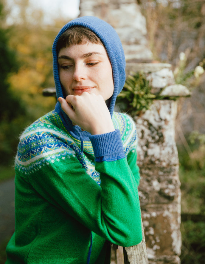 Eribe Alpine Hooded Sweater in Lucious