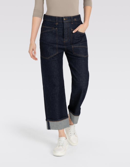 MAC Baggy Straight Jean in Fashion Rinsed Wash