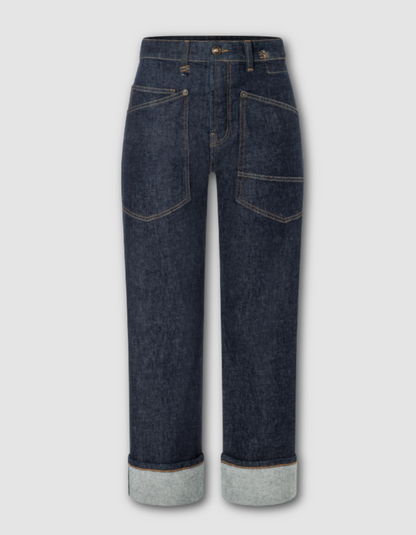 MAC Baggy Straight Jean in Fashion Rinsed Wash