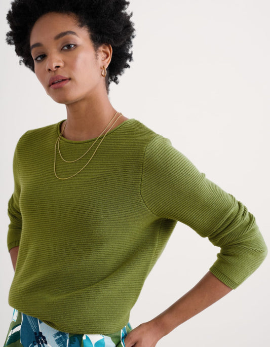 Seasalt Makers Jumper in Dark Citron