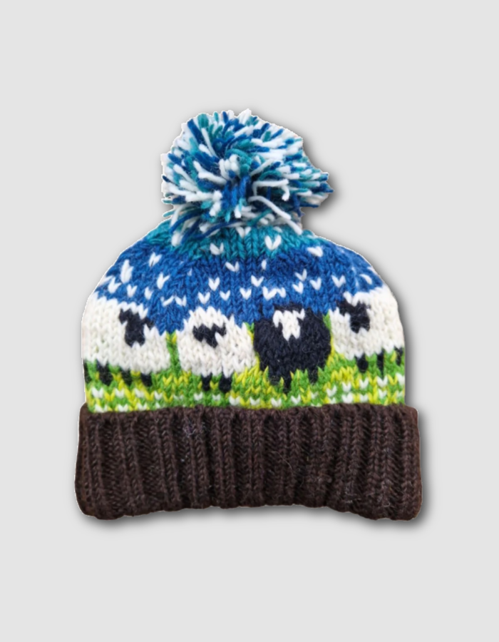 from the Source Sheep Bobble Hat in Meadow