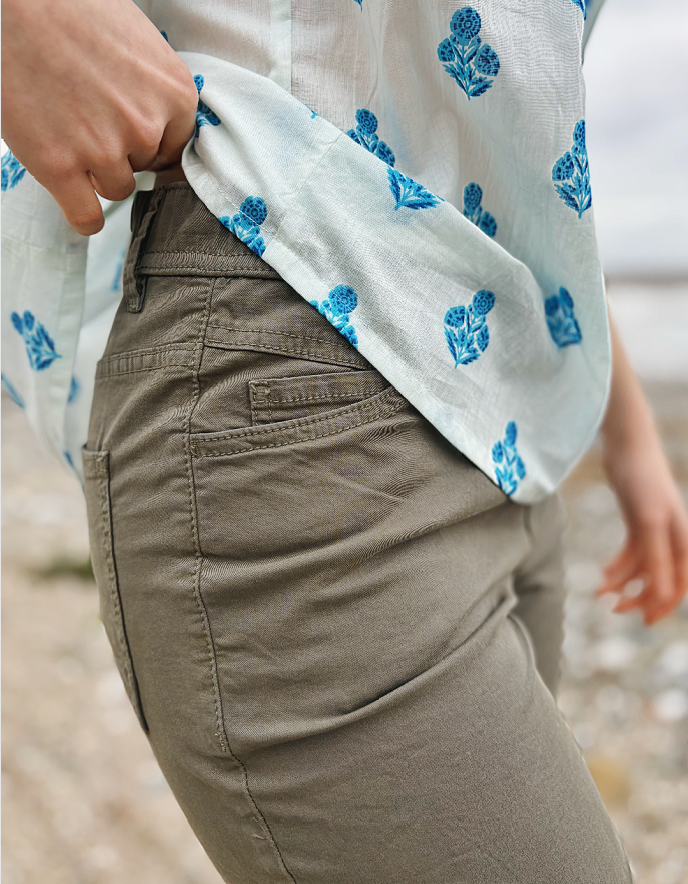 khaki green shorts