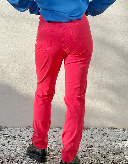 Stehmann Mellina Cotton Trousers in Red