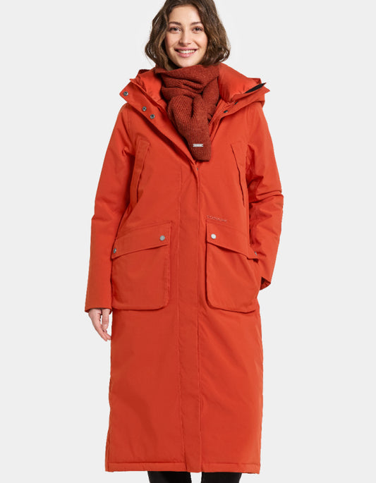 Didriksons Melody Parka in Rust