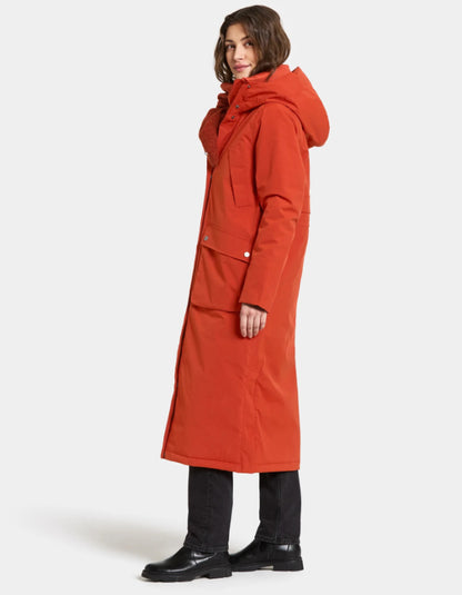 Didriksons Melody Parka in Rust