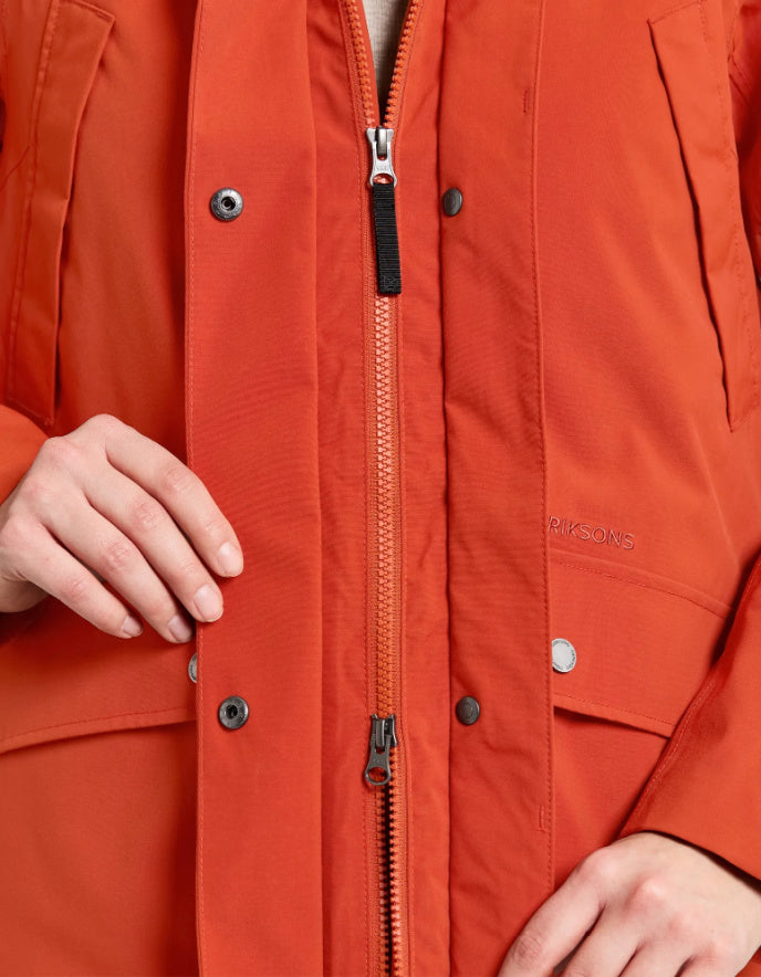 Didriksons Melody Parka in Rust