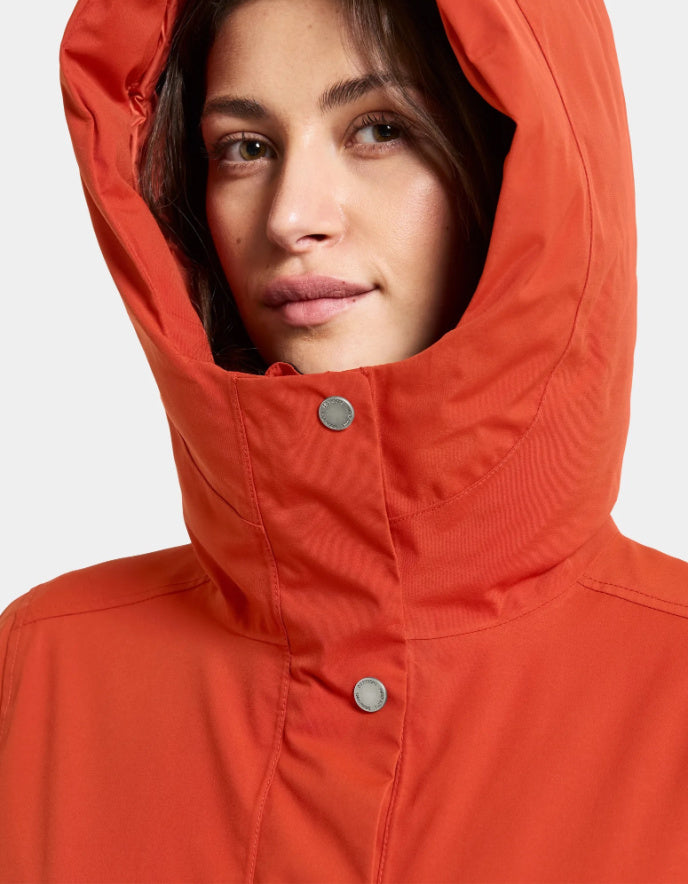 Didriksons Melody Parka in Rust