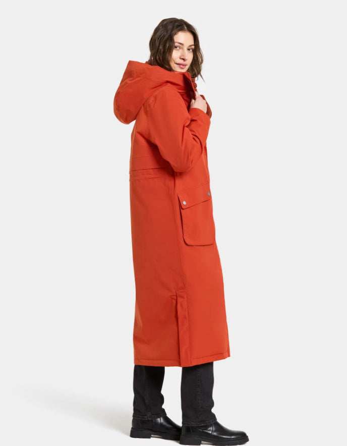 Didriksons Melody Parka in Rust