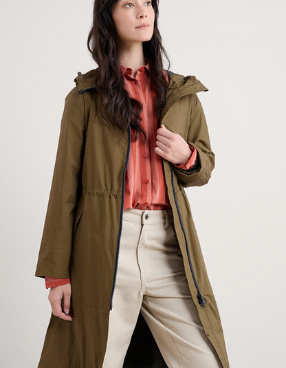 Seasalt Mistbourne Waterproof Coat in Laurel