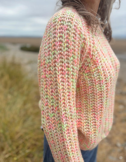 Milano Neon Fleck Boxy Knit