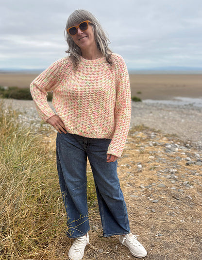 Milano Neon Fleck Boxy Knit