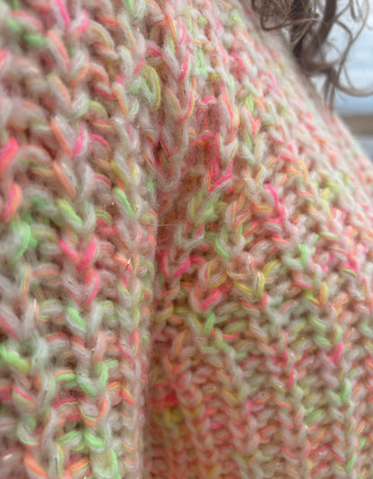 Milano Neon Fleck Boxy Knit