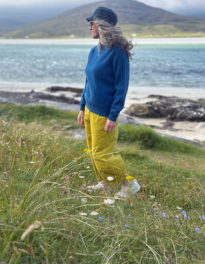 Harley Lambswool Crew in Neptune