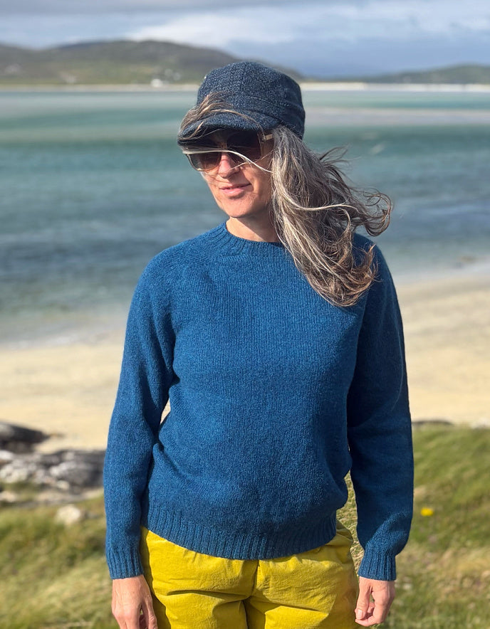 Harley Lambswool Crew in Neptune