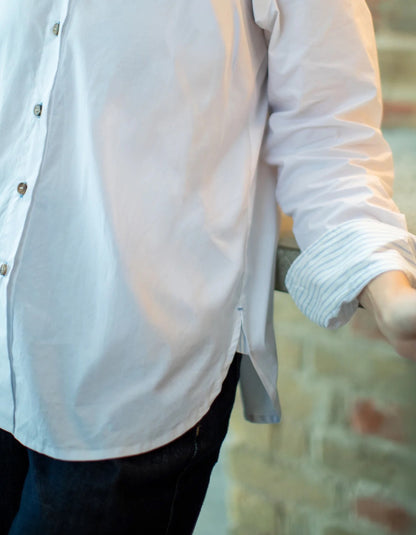 Chalk Nola White Shirt