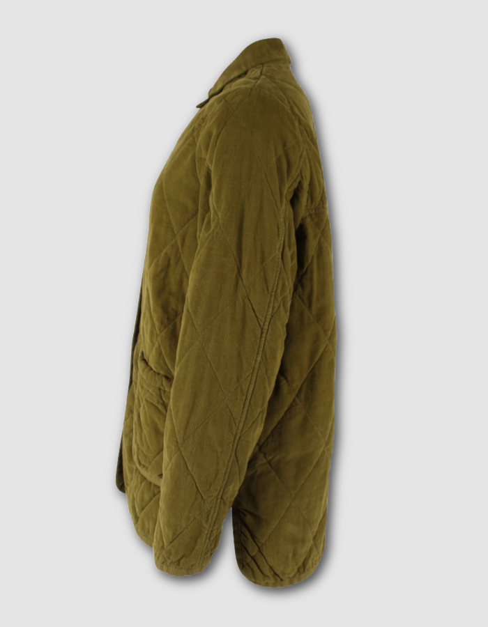 Danefae Danehighland Cord Overshirt in Dark Olive