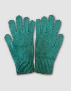 Green Grove Lambswool Gloves in Tourmaline