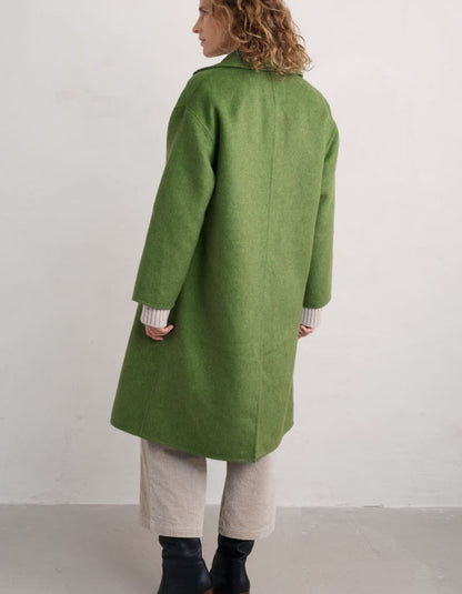 Seasalt Pensilva Coat in Cut Grass Green