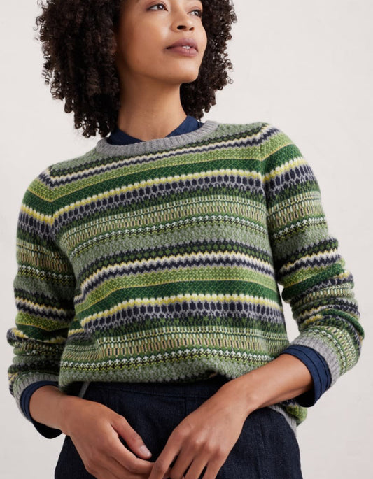 Seasalt Percella Cove Fair Isle Jumper