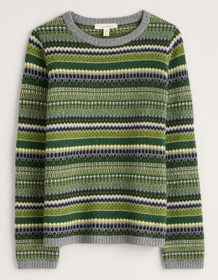 Seasalt Percella Cove Fair Isle Jumper