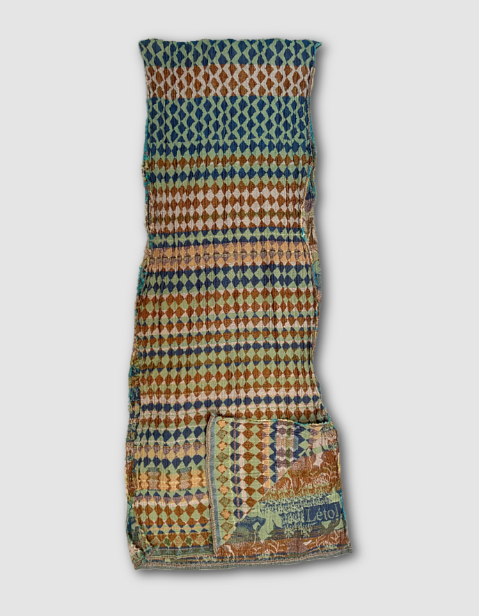 Letol Jacquard Scarf Felicien in Pickles