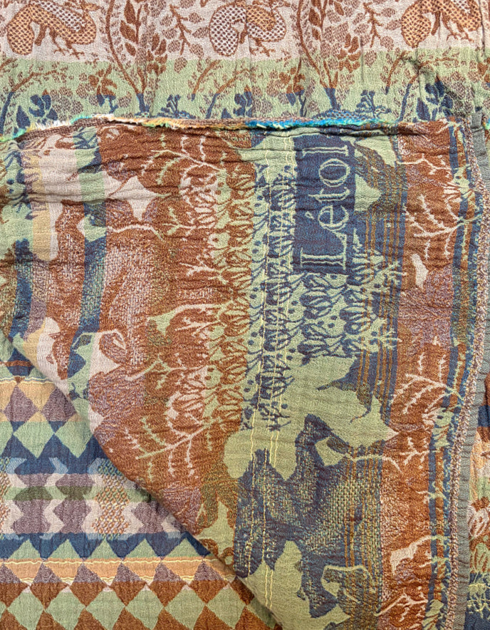 Letol Jacquard Scarf Felicien in Pickles